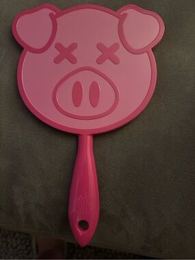 Pink Pig Hand Mirror for Kids